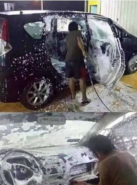 Lavage auto intérieur extérieur